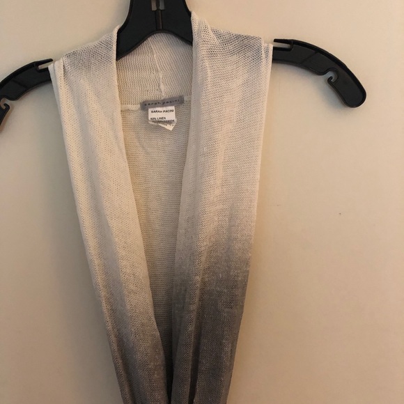 Sarah pacini linen wrap top.  One size - Picture 11 of 13